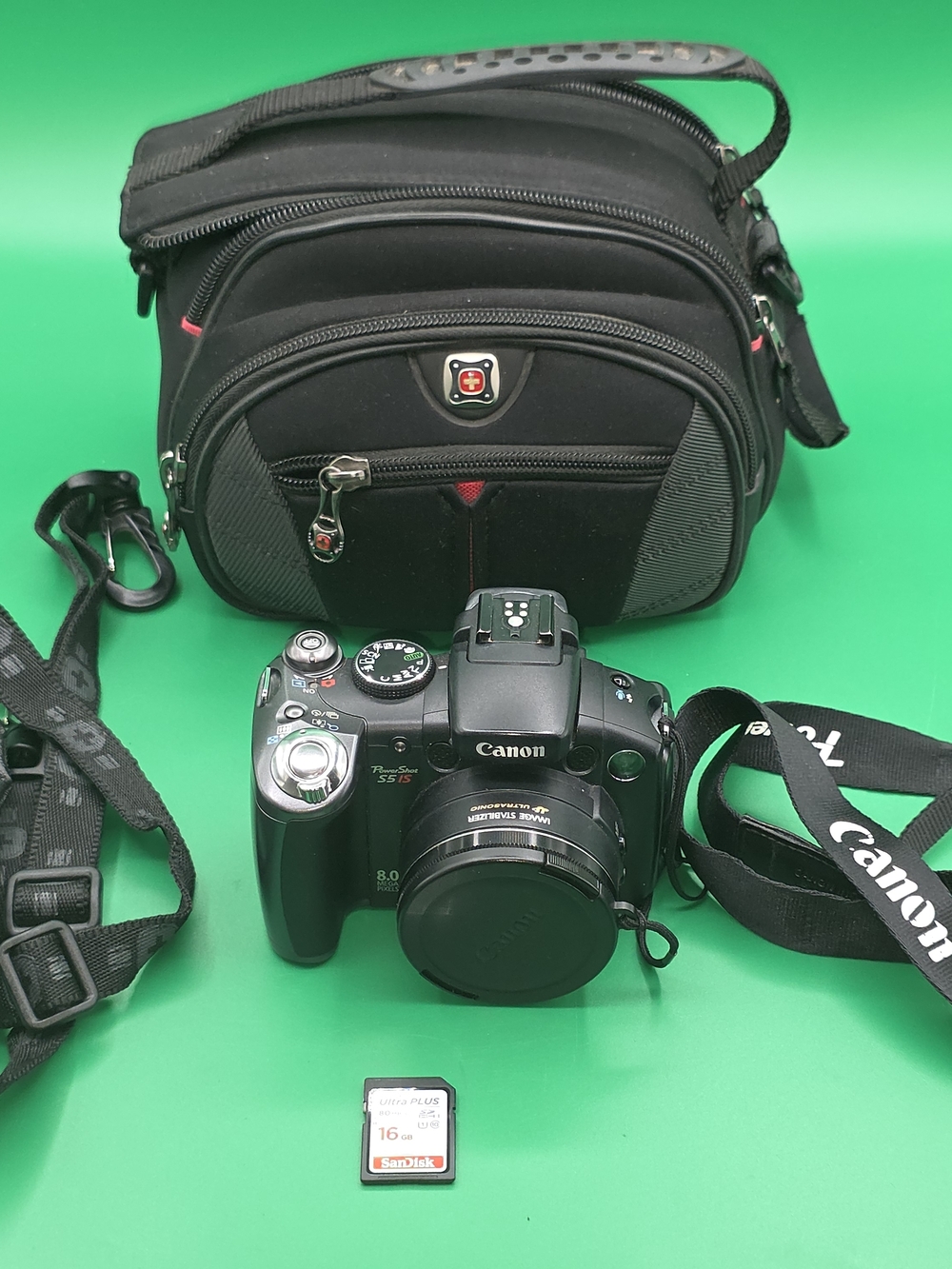 Canon PowerShot S3 IS Digital Camera Kit in Black